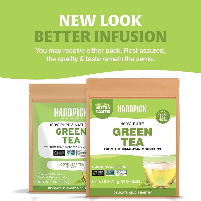 HANDPICK 100% Pure Green Tea Loose Leaf - Image 2